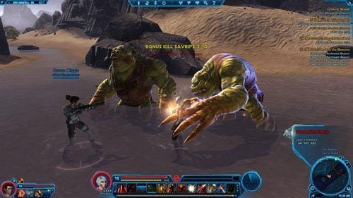 Twoim głównym celem jest zlokalizowanie ładunku z pomocą dla mieszkańców Wioski Oradam - (L07) HEROIC 2+ Buying Loyalty | Ord Mantell | Star Wars The Old Republic - Star Wars: The Old Republic - poradnik do gry