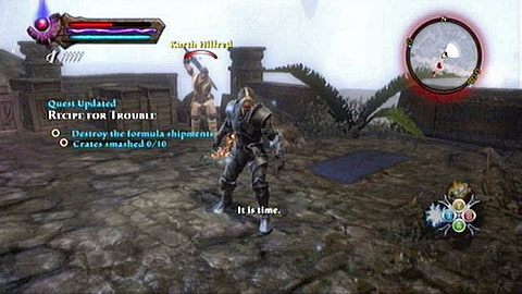 Poszukiwany mężczyzna znajduje się zaraz za pierwszymi drzwiami - Kingdoms of Amalur Reckoning: Odarath I (1) - solucja, opis przejścia - Kingdoms of Amalur: Reckoning - poradnik do gry