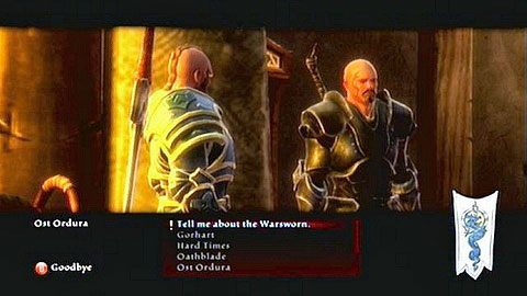 Gdy zdobędziesz już oba sztylety, wróć do Ordura - Kingdoms of Amalur Reckoning: Odarath I (2) - solucja, opis przejścia - Kingdoms of Amalur: Reckoning - poradnik do gry