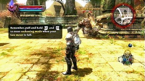 Gdy ostatnia głowa pojawi się na ruinach, przyjdzie się troll, którego musisz pokonać - Kingdoms of Amalur Reckoning: Odarath II (1) - solucja, opis przejścia - Kingdoms of Amalur: Reckoning - poradnik do gry