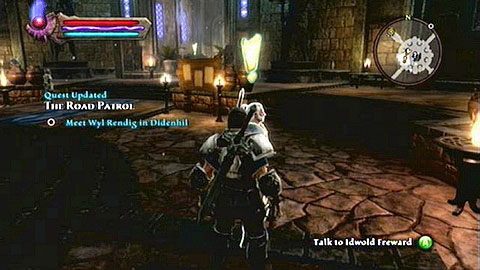 Aby rozpocząć zadanie, porozmawiaj z Tinem Delfriciem, którego znajdziesz w Shieldering Keep M2(8) - Kingdoms of Amalur Reckoning: Odarath II (1) - solucja, opis przejścia - Kingdoms of Amalur: Reckoning - poradnik do gry