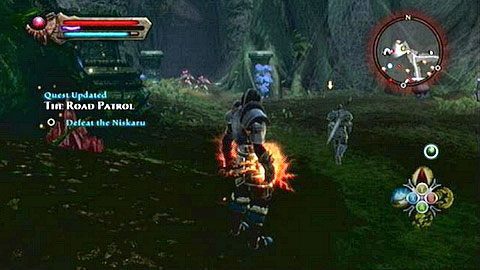 Zabij stwora, a następnie porozmawiaj ze swym towarzyszem - Kingdoms of Amalur Reckoning: Odarath II (1) - solucja, opis przejścia - Kingdoms of Amalur: Reckoning - poradnik do gry