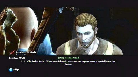 Możesz również zdecydować się na środkową odpowiedź i przetestować swoje umiejętności w odpędzaniu uroków (Dispell) - Kingdoms of Amalur Reckoning: Odarath II (4) - solucja, opis przejścia - Kingdoms of Amalur: Reckoning - poradnik do gry