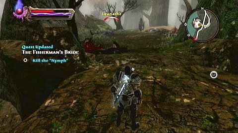 Bez względu na wybraną opcję dialogową, twoim kolejnym celem jest przypominający kobietę stwór M5(6) - Kingdoms of Amalur Reckoning: Ettinmere - solucja, opis przejścia - Kingdoms of Amalur: Reckoning - poradnik do gry