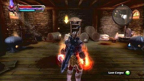 Gdy dotrzesz na miejsce, wejdź do stojącego na farmie domu, a następnie zbadaj ciało leżące w piwnicy po prawej - Kingdoms of Amalur Reckoning: Webwood (2) - solucja, opis przejścia - Kingdoms of Amalur: Reckoning - poradnik do gry