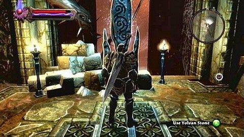 Głaz znajdziesz w pierwszym korytarzu - Kingdoms of Amalur Reckoning: Yolvan - kamienie Lorestone, mapa - Kingdoms of Amalur: Reckoning - poradnik do gry