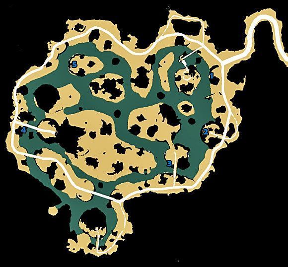 1 - Lorestone - Kingdoms of Amalur Reckoning: Etinmere - kamienie Lorestone, mapa - Kingdoms of Amalur: Reckoning - poradnik do gry