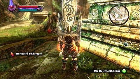 Głaz znajdziesz obok ruin, na południe od Brunuath - Kingdoms of Amalur Reckoning: Dalentarth - kamienie Lorestone, mapa - Kingdoms of Amalur: Reckoning - poradnik do gry