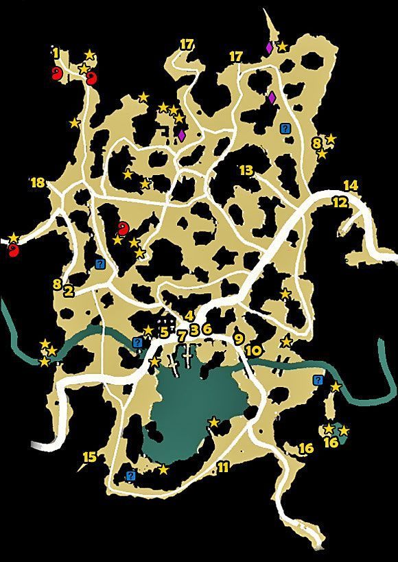 1 - St - Kingdoms of Amalur Reckoning: Glendara, Lorca-Rane - mapy - Kingdoms of Amalur: Reckoning - poradnik do gry