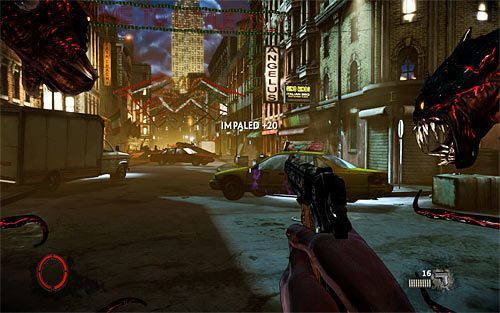 Wyjdź z budynku i skieruj się w lewo - Payback (2) | Opis przejścia The Darkness II - The Darkness II - poradnik do gry