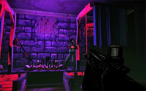 Czwarty przeciwnik pojawi się w sekcji z szubienicami, a konkretnie tuż po powieszeniu dwóch kukieł - Fun and Games (4) | Opis przejścia The Darkness II - The Darkness II - poradnik do gry