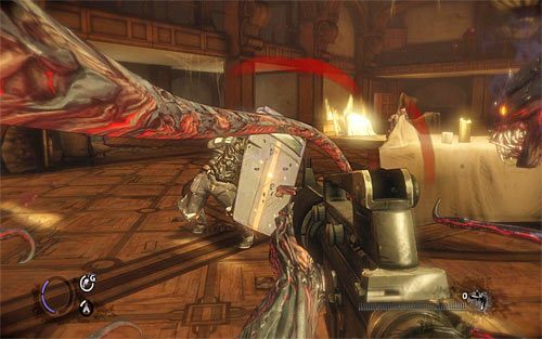 Przetrwanie ostatniej czwartej części bitwy wymaga już znacznie więcej wysiłku - Homecoming (1) | Opis przejścia The Darkness II - The Darkness II - poradnik do gry