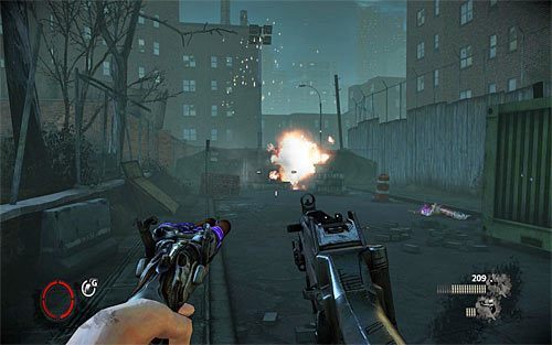 To kolejny prosty etap, w trakcie zaliczania którego nie spotkasz żadnych silniejszych przeciwników - Kampania Vendettas - wskazówki (1) | Vendettas | The Darkness II - The Darkness II - poradnik do gry