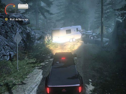 Dotrzesz do miejsca, w którym poznałeś i zabiłeś Rustyego - Alan Wake: Park Narodowy Elderwood (4) | Odcinek 2- Opętany | Solucja - Alan Wake - poradnik do gry