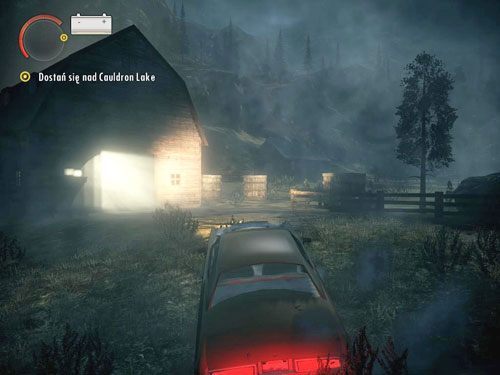 W pewnym momencie zauważysz, że droga została zablokowana przez Opętanych - Alan Wake: W drodze nad Cauldron Lake (1) | Odcinek 6- Odjazd | Solucja - Alan Wake - poradnik do gry