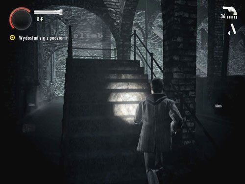 Przejdź przez zakrystię do piwnicy - Alan Wake: Odcinek specjalny 1- Sygnał (2) | Odcinki specjalne | Solucja - Alan Wake - poradnik do gry