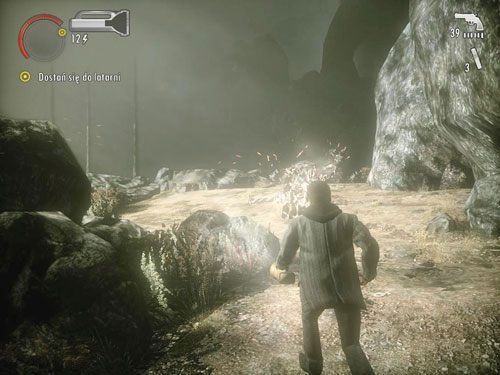 Otrzymasz kolejną stronę maszynopisu - znajdziesz tutaj wspomnienie (memory) jak i również uruchomienie światła w latarni (ignite) - Alan Wake: Odcinek specjalny 2- Pisarz (3) | Odcinki specjalne | Solucja - Alan Wake - poradnik do gry