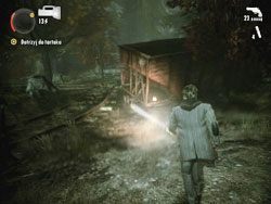 Po wejściu do lasu najeżonego słowami fajerwerków i wybuchów natrafisz na wagon w narożniku którego leży budzik - Alan Wake: Budziki | Przedmioty kolekcjonerskie (DLC) - Alan Wake - poradnik do gry