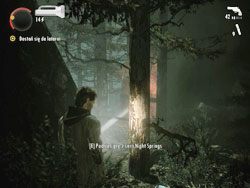 Po zejściu z czerwonego mostu po drzewie natrafisz na ogromną zardzewiałą konstrukcję - Alan Wake: Gry z serii Night Springs | Przedmioty kolekcjonerskie (DLC) - Alan Wake - poradnik do gry