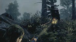 Wrogowie o przeciętnej budowie ciała wyposażeni w dwie sztuki broni są dość szybcy i - co gorsza - potrafią rzucać w Alana toporkami i innymi narzędziami - Alan Wake: Opętani - Przeciwnicy - Alan Wake - poradnik do gry