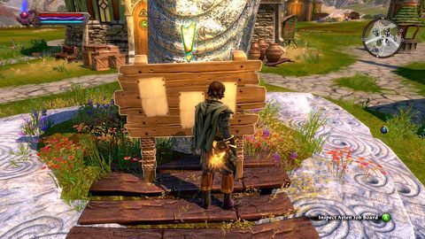 Na placu w Ayten M1(1) stoi tablica ogłoszeń, na której znajdziesz zlecenie Bandits Bounty - The Wolds (2) | Zadania poboczne w Kingdoms of Amalur Reckoning - Kingdoms of Amalur: Reckoning - poradnik do gry