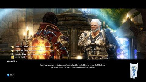 Mężczyzna nada ci rangę Oathbalde oraz wręczy kilka nagród m - Tala-Rane (2) | Zadania poboczne w Kingdoms of Amalur Reckoning - Kingdoms of Amalur: Reckoning - poradnik do gry
