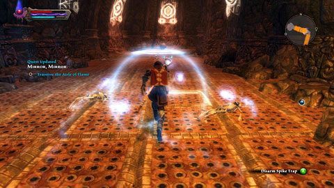 Musisz przebiec po nich bardzo szybko, bo po jakimś czasie buty znikną - Tywili Coast (2) | Zadania poboczne w Kingdoms of Amalur Reckoning - Kingdoms of Amalur: Reckoning - poradnik do gry