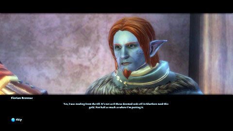 Po krótkiej rozmowie będziesz mógł zgłosić jego kradzież kapłance lub puścić wolno - Galafor-Acatha (1) | Zadania poboczne w Kingdoms of Amalur Reckoning - Kingdoms of Amalur: Reckoning - poradnik do gry