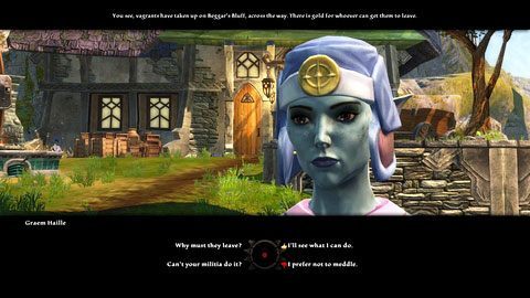 Po rozmowie ze stojącą na środku Tirins Rest Priestess Corelon M7(1) wejdź i wyjdź z karczmy - Galafor-Acatha (1) | Zadania poboczne w Kingdoms of Amalur Reckoning - Kingdoms of Amalur: Reckoning - poradnik do gry