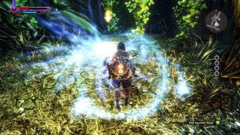 Po jej śmierci podejdź do stojącego niedaleko ołtarza i zdejmij klątwę z amuletu - Forsaken Plain II | Zadania poboczne w Kingdoms of Amalur Reckoning - Kingdoms of Amalur: Reckoning - poradnik do gry