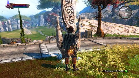 Kamień stoi niedaleko przejścia do krainy Dalentarth, obok kamiennej ścieżki - The Wolds | Kamienie Lorestone w Kingdoms of Amalur Reckoning - Kingdoms of Amalur: Reckoning - poradnik do gry