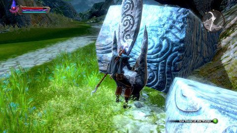 Głaz znajduje się między fragmentami ruin na południe od przejścia do Forsaken Plains - The Wolds | Kamienie Lorestone w Kingdoms of Amalur Reckoning - Kingdoms of Amalur: Reckoning - poradnik do gry