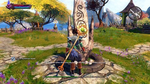Kamień stoi na środku wioski Mel Aglir - Kandrian | Kamienie Lorestone w Kingdoms of Amalur Reckoning - Kingdoms of Amalur: Reckoning - poradnik do gry