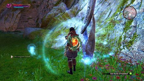 Głaz znajdziesz niedaleko drogi prowadzącej na szczyt Skycrown - Summer | Kamienie Lorestone w Kingdoms of Amalur Reckoning | Kraina Plains of Erathell - Kingdoms of Amalur: Reckoning - poradnik do gry
