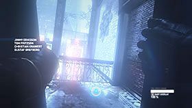 Z pokoju, w którym się znajdowałeś skieruj się do krętego korytarza i biegiem [SHIFT] przemieść się na jego koniec, aby uniknąć wrogiego ognia - Rozdział 1- Wakeup Call | Kampania w Syndicate - Syndicate - singleplayer - poradnik do gry