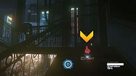 Aby opuścić taras, rozpędź się [SHIFT] w stronę sypiących się drzwi, by przebić się przez nie jak przez papier - Rozdział 1- Wakeup Call | Kampania w Syndicate - Syndicate - singleplayer - poradnik do gry