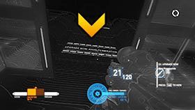 Skręć w prawo od windy i po chwili znajdziesz się na tarasie łączącym dwie części budynku, gdzie będziesz świadkiem egzekucji cywila - Rozdział 8- Cayman Global | Kampania w Syndicate - Syndicate - singleplayer - poradnik do gry