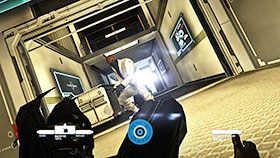 Idź wzdłuż pomostu aż dotrzesz do podwójnych drzwi, w których przywita Cię Ramon - kolejny boss - Rozdział 11- Ramon | Kampania w Syndicate - Syndicate - singleplayer - poradnik do gry