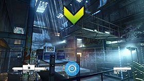 Po schodkach za regałem wejdź na rampę gdzie znajduje się kontrolka suwnicy - Rozdział 12- Downzone | Kampania w Syndicate - Syndicate - singleplayer - poradnik do gry