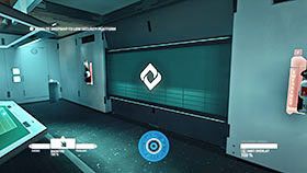 Rozdział 9: logo na jednej ze ścian niższego pokładu, widoczne podczas lotu na transportowcu - Propaganda | Wizytówki i Propaganda - Lokacje w Syndicate - Syndicate - singleplayer - poradnik do gry