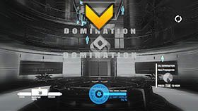 Rozdział 9: logo wysoko na ścianie w holu z hologramem - Propaganda | Wizytówki i Propaganda - Lokacje w Syndicate - Syndicate - singleplayer - poradnik do gry