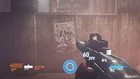 Rozdział 14: plakat tuż obok poprzedniego - Propaganda | Wizytówki i Propaganda - Lokacje w Syndicate - Syndicate - singleplayer - poradnik do gry