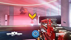 Rozdział 16: logo w korytarzu przy wyjściu - Propaganda | Wizytówki i Propaganda - Lokacje w Syndicate - Syndicate - singleplayer - poradnik do gry