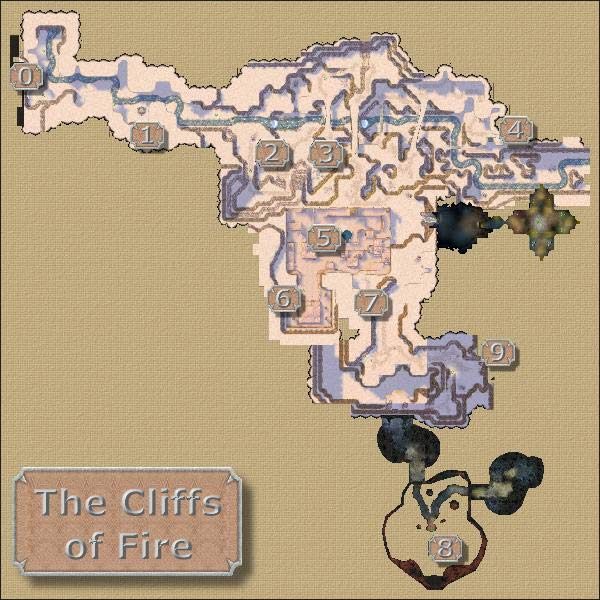 (0) Wyjście z Hall of Skulls - 19. The Cliffs of Fire | Dungeon Siege - Dungeon Siege - poradnik do gry