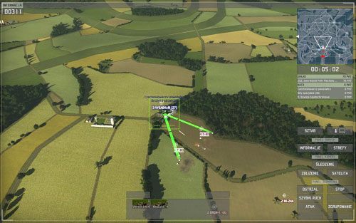 Identycznie postąp ze wschodnią flanką - Mazurek Dąbrowskiego - Ucieczka | Kampania | Wargame European Escalation - Wargame: European Escalation - poradnik do gry
