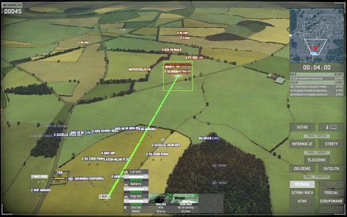 Po uzbieraniu funduszy zakup dwa śmigłowce Cobra oraz 2-3 Abramsy i kilka czołgów AMX, po czym zacznij powoli kierować się drogą na zachód w stronę sektora Alpha [5] - Able Archer - Wyżyna Albionu | Kampania | Wargame European Escalation - Wargame: European Escalation - poradnik do gry