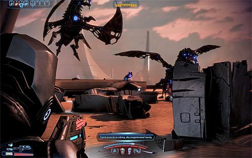 Koniecznie schowaj się za zasłonami i to najlepiej za takimi, które nie znajdują się w niewielkiej odległości od jednostek wroga - Mass Effect 3: Priorytet, Thessia - solucja, opis przejścia - Mass Effect 3 - poradnik do gry