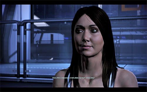 1 - Mass Effect 3: Diana Allers - romanse, kobieta - Mass Effect 3 - poradnik do gry