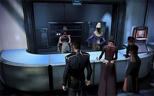 Jeżeli z kolei masz zamiar pomóc generałowi w pozyskaniu nowych transportów broni (prawość), to wybieraj prawe górne opcje dialogowe - Mass Effect 3: Aria - Błękitne Słońca - solucja, opis przejścia - Mass Effect 3 - poradnik do gry