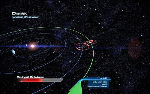 Otwórz mapę galaktyki i wybierz się do Strefy DMZ Krogan (staje się ona dostępna po zaliczeniu głównego questu Priorytet: SurKesh) - Mass Effect 3: Cytadela, Barla Von - solucja, opis przejścia - Mass Effect 3 - poradnik do gry